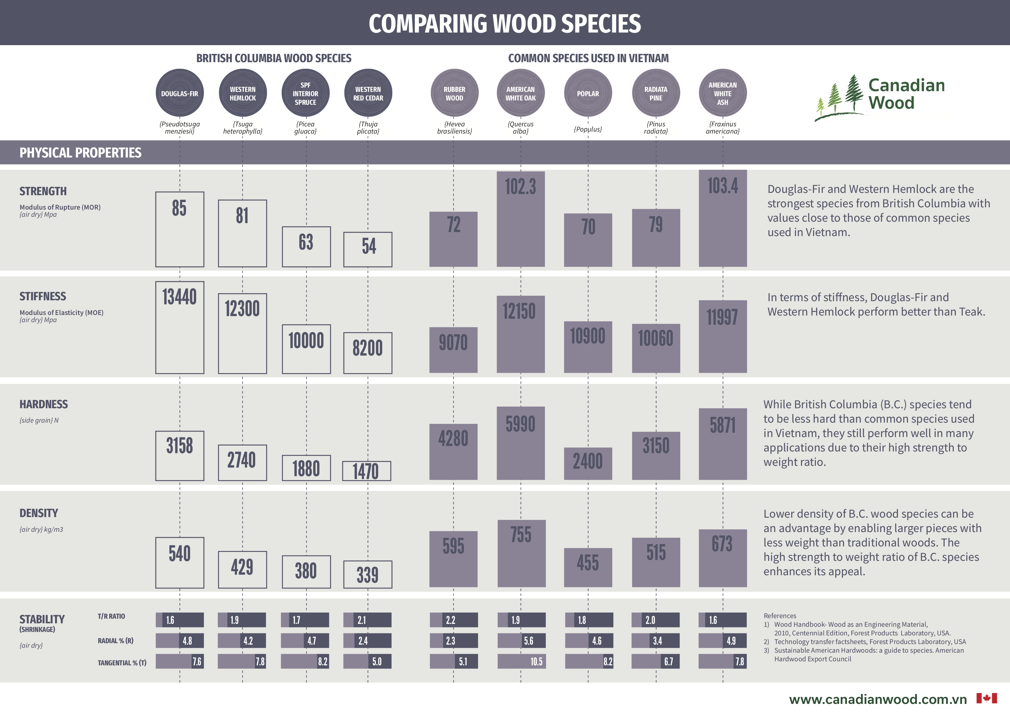 Canadian Wood Types And Softwood Lumber Species Canadianwood vn